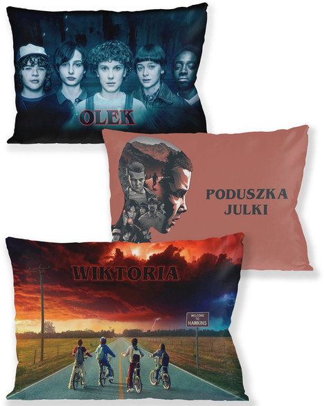 Poduszka STRANGER THINGS 60x40cm WZORY