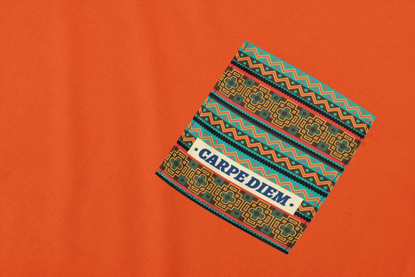 Koszulka z kieszonką CARPE DIEM