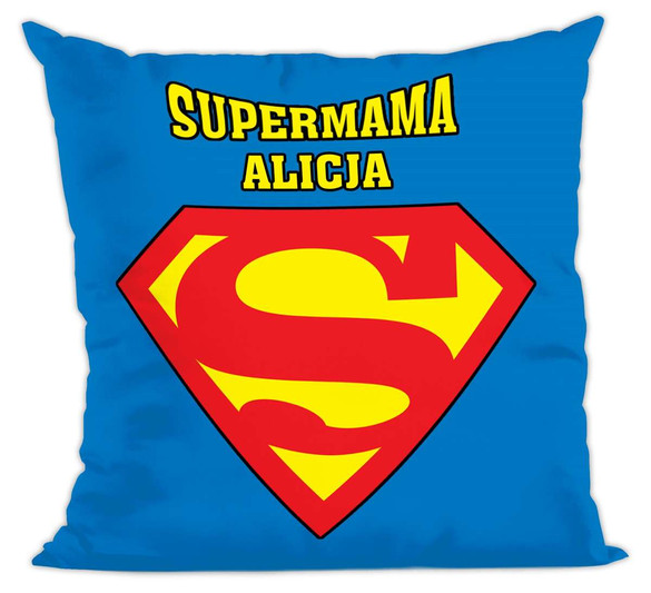 Poduszka Dla Mamy SUPER MAMA + imię