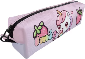 Piórnik Jednorożec Kawaii z lodem – dodaj imię