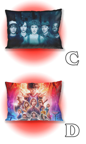 Poduszka STRANGER THINGS 60x40cm WZORY