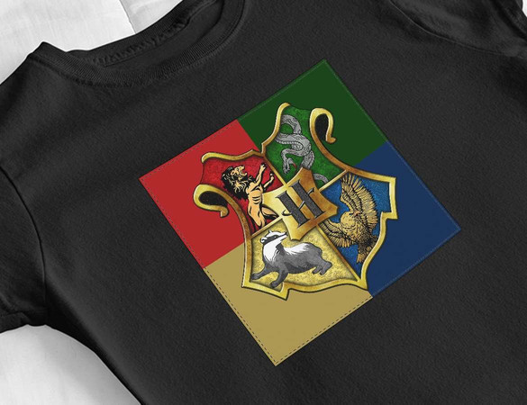 Bluzka damska z naszywką Harry Potter logo 