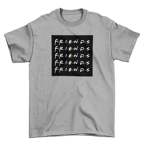 Koszulka z naszywką Friends logo