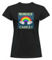 Bluzka damska z naszywką Nobody cares
