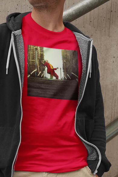 Koszulka z naszywką Joker Dance 02