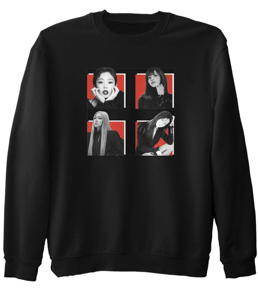 Bluza z naszywką BlackPink Squad