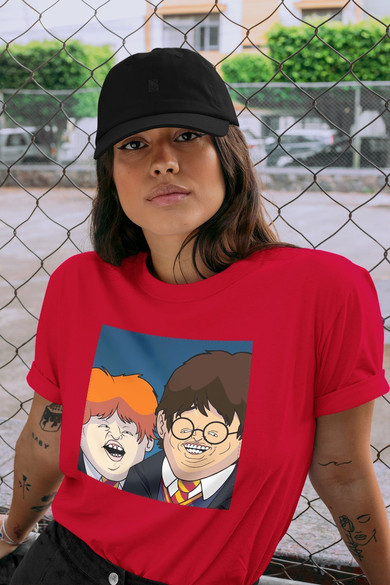 Koszulka z naszywką  Harry Potter parody