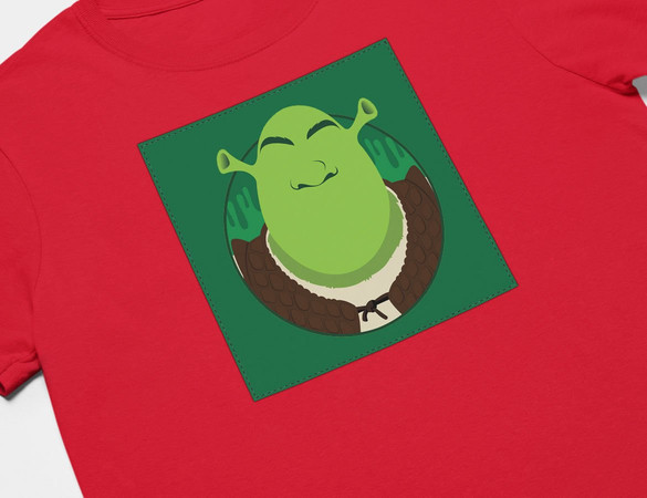 Koszulka z naszywką SHREK