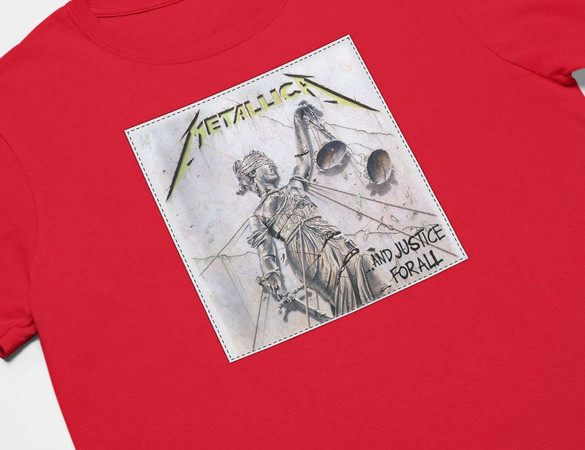 Koszulka z naszywką Metallica And Just