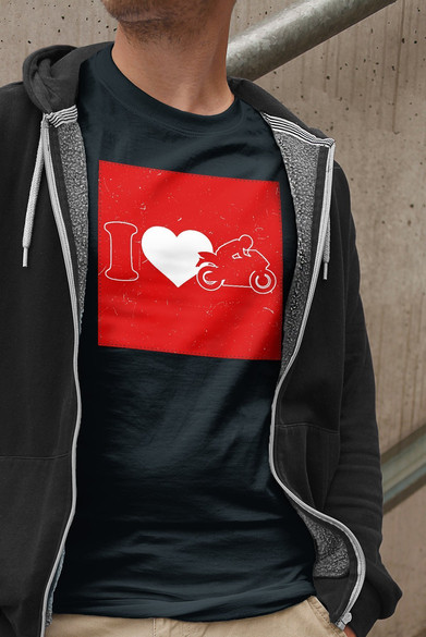 Koszulka z naszywką Lubię zapierd..lać 02