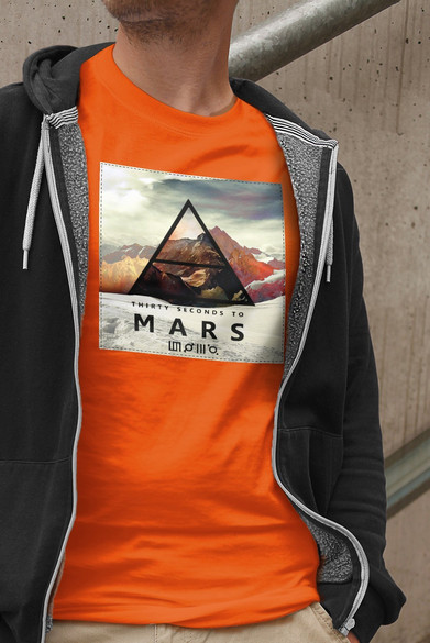 Koszulka z naszywką 30 Seconds To Mars 4