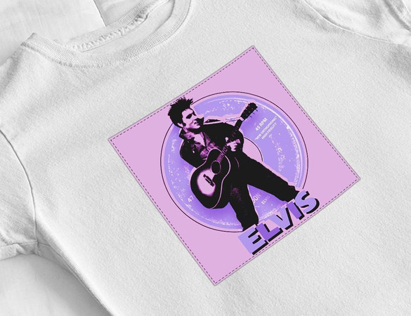 Bluzka damska z naszywką Elvis Presley 01