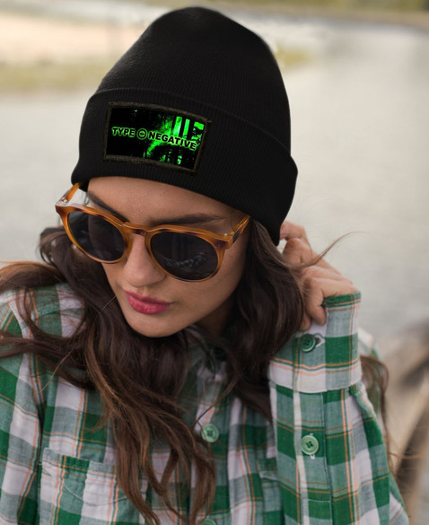 Czapka zimowa z naszywką TYPE O NEGATIVE