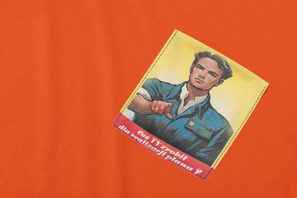 Koszulka z kieszonką COŚ TY ZROBIŁ...