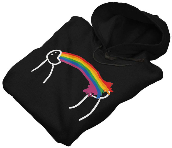 Bluza Żygam tęczą + Twój napis