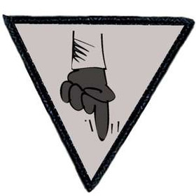 Naszywka PALEC WSKAZUJĄCY