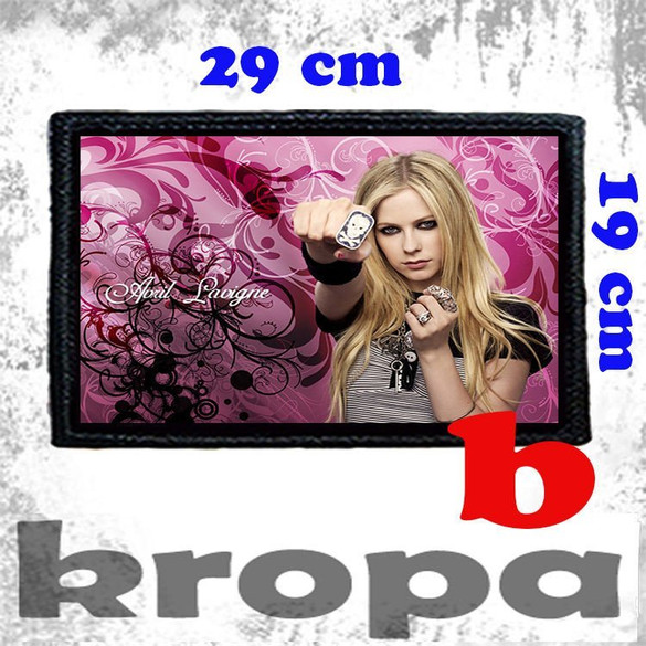 Naszywka duża na ubranie AVRIL LAVIGNE