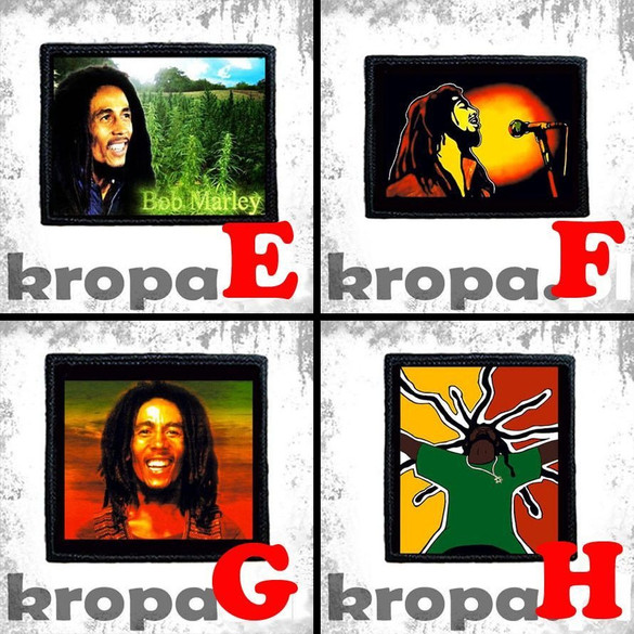 Naszywka BOB MARLEY 8 X 8 cm Dużo Wzorów!