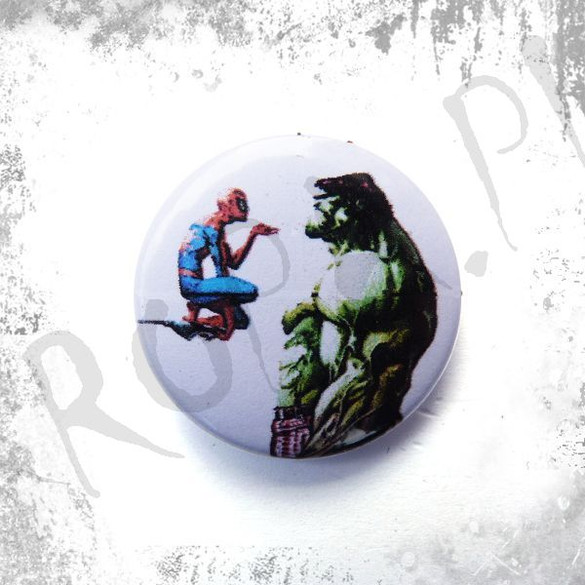Przypinka SPIDERMAN VS. HULK