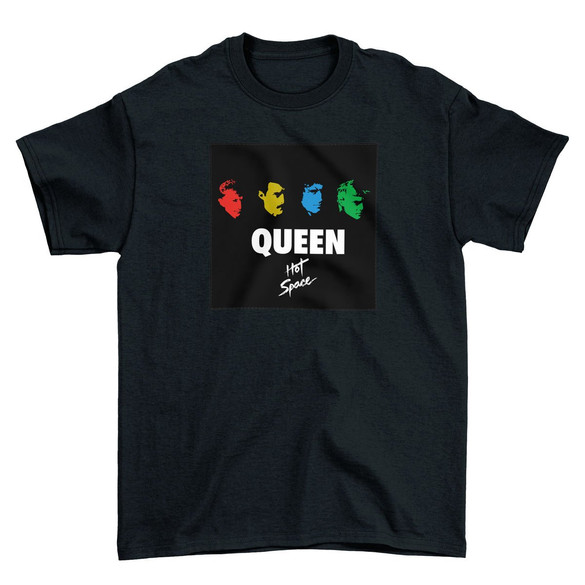 Koszulka z naszywką Queen Hot Space 02
