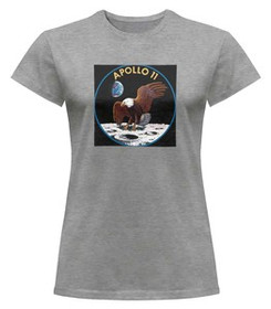 Bluzka damska z naszywką Apollo 11