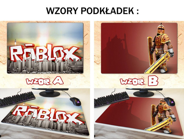 Podkładka pod mysz ROBLOX  DUŻA 60x40cm
