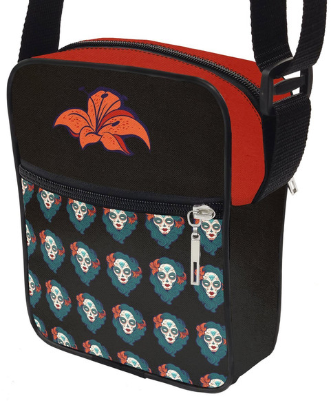 Torba Listonoszka Meksykańska czaszka Dodaj Napis!