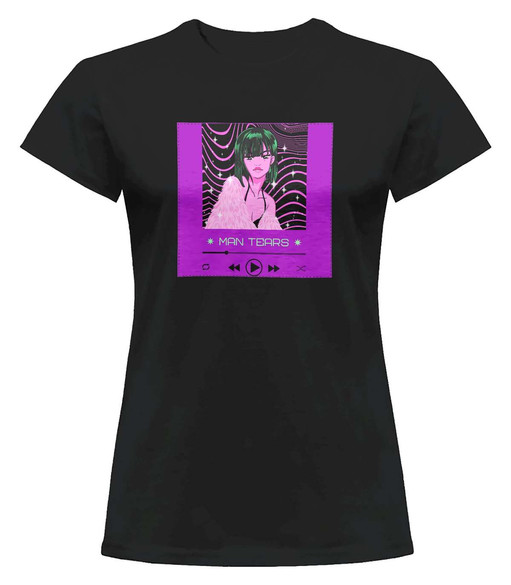 Bluzka damska z naszywką Man tears