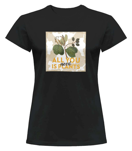 Bluzka damska z naszywką All you need is plants