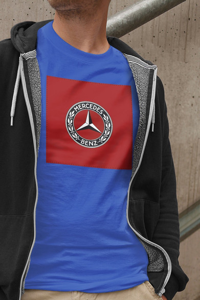 Koszulka z naszywką Mercedes BENZ
