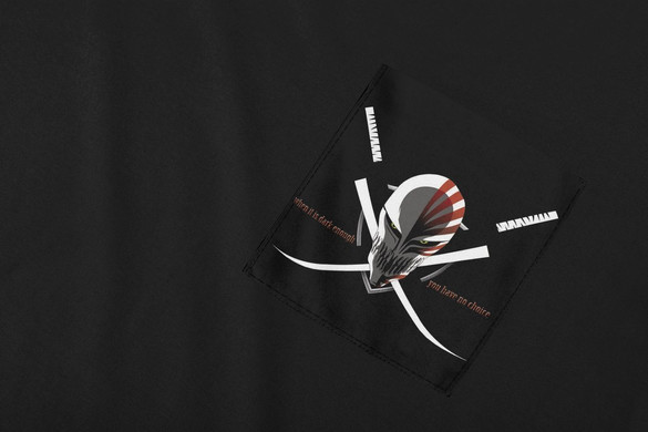 Koszulka z kieszonką When it is dark...