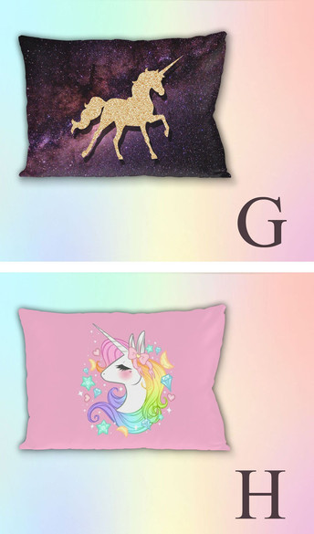 JEDNOROŻCE Zestaw poduszka kubek WZORY+GRATIS