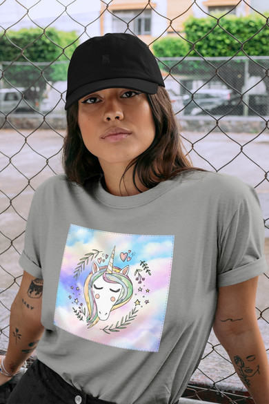 Koszulka z naszywką Unicorne 01