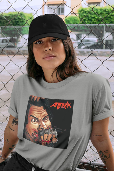 Koszulka z naszywką Anthrax Fistful of..