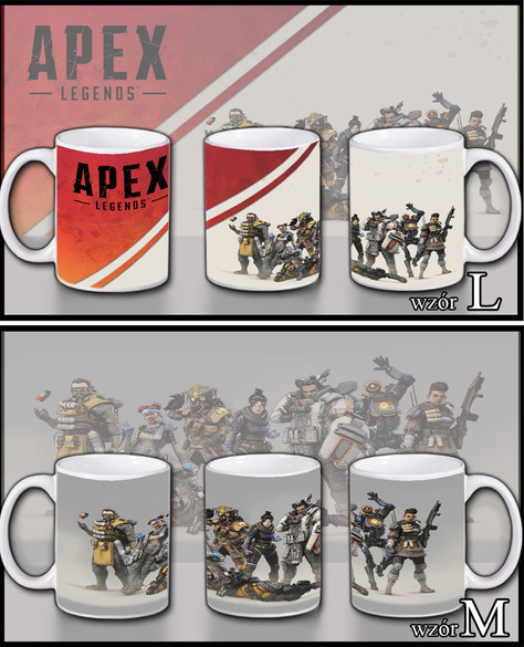 APEX LEGENDS Zestaw poduszka kubek WZORY+GRATIS