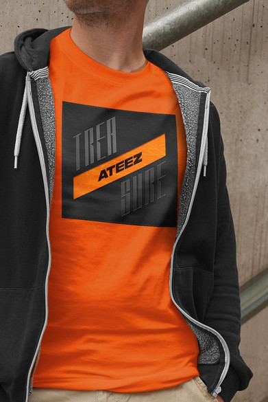 Koszulka z naszywką ATEEZ  Treasure