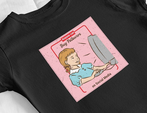 Bluzka damska z naszywką Enyone can...