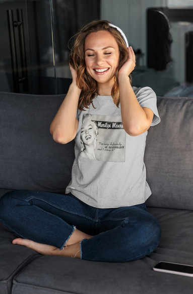 Bluzka damska z naszywką Marilyn Monroe 02