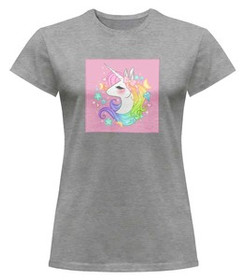 Bluzka damska z naszywką Unicorne 04