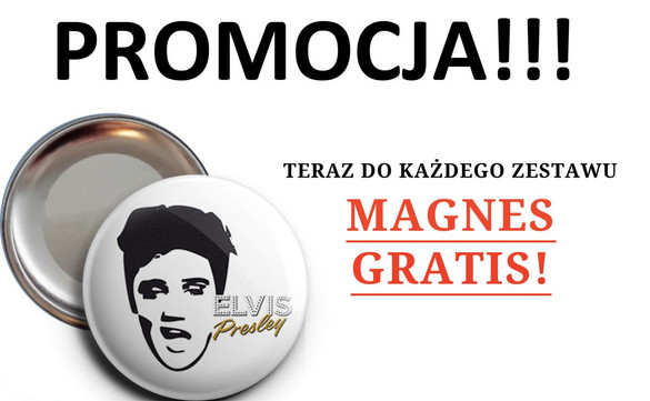 ELVIS PRESLEY Zestaw poduszka kubek WZORY+GRATIS