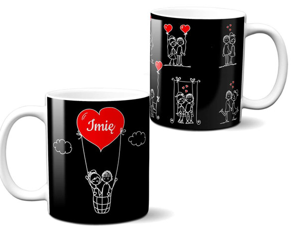 Kubek na Walentynki DODAJ NAPIS!