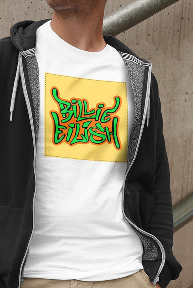 Koszulka z naszywką Billie Eilish 04