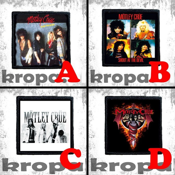 Naszywka MOTLEY CRUE 10 x 10 cm Dużo Wzorów!