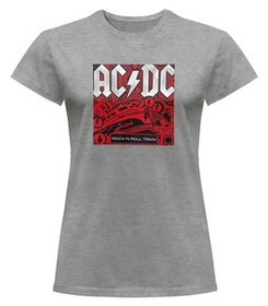 Bluzka damska z naszywką AC/DC...Train...