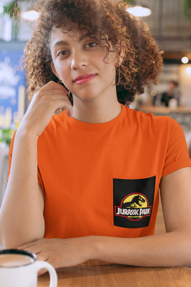 Koszulka z kieszonką JURASSIC PARK LOGO