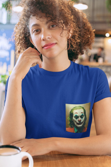 	Koszulka z kieszonką JOKER FACE 1 