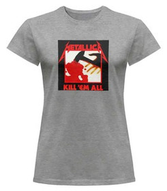 Bluzka damska z naszywką Metallica Kill...