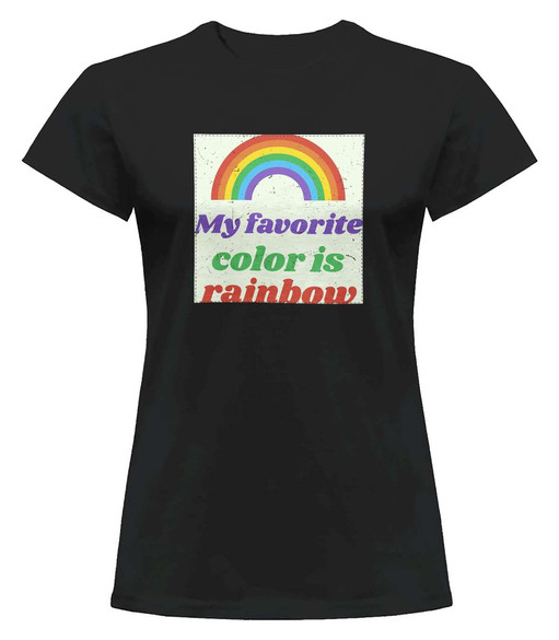 Bluzka damska z naszywką Favourite colour