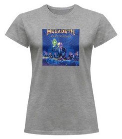 Bluzka damska z naszywką Megadeth Rust in...