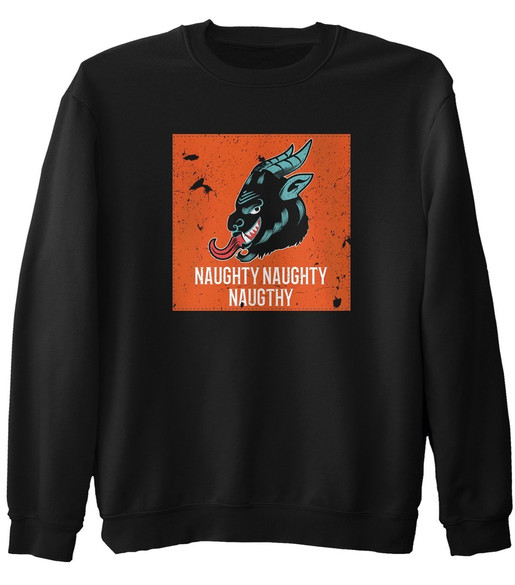 Bluza z naszywką Naughty